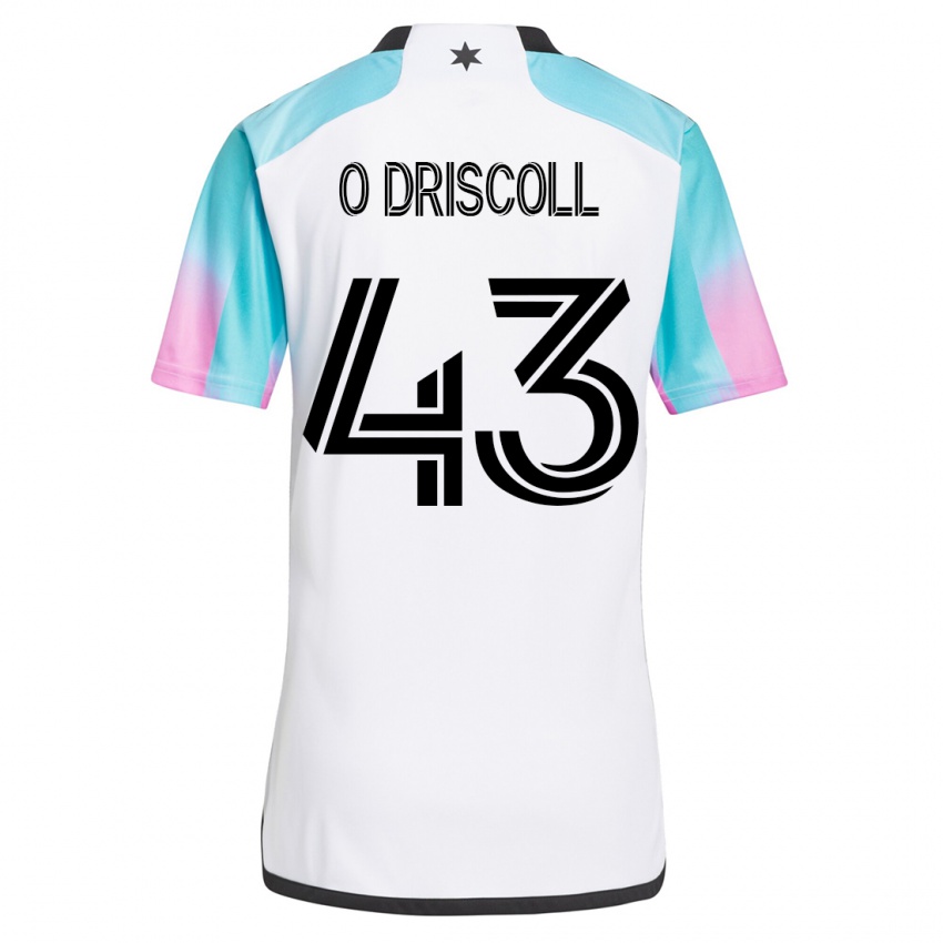 Herren Rory O'driscoll #43 Weiß Auswärtstrikot Trikot 2023/24 T-Shirt Österreich