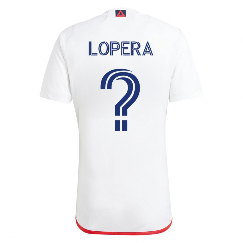 Herren Steban Lopera #0 Weiß Rot Auswärtstrikot Trikot 2023/24 T-Shirt Österreich