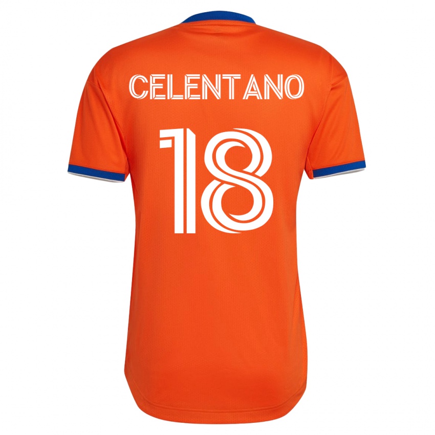 Herren Roman Celentano #18 Weiß Auswärtstrikot Trikot 2023/24 T-Shirt Österreich