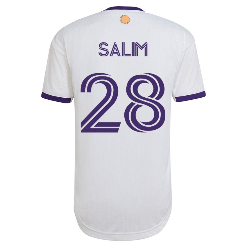 Herren Abdi Salim #28 Weiß Auswärtstrikot Trikot 2023/24 T-Shirt Österreich