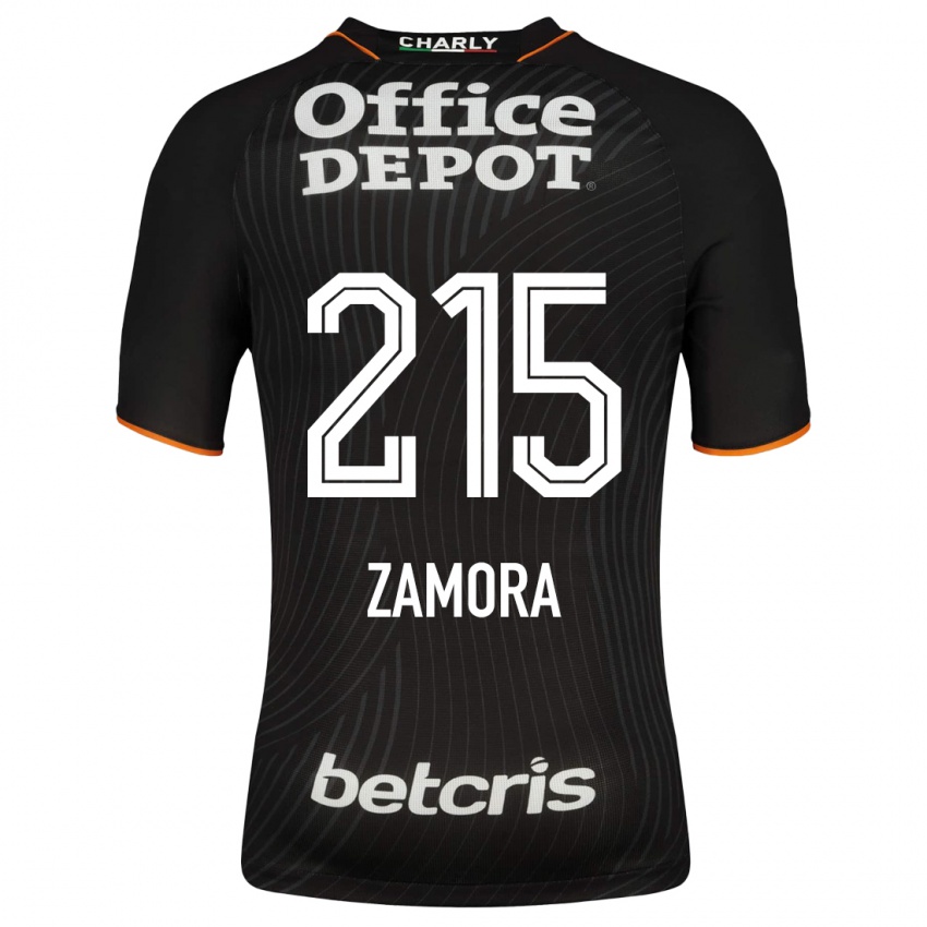 Herren Yahir Zamora #215 Schwarz Auswärtstrikot Trikot 2023/24 T-Shirt Österreich