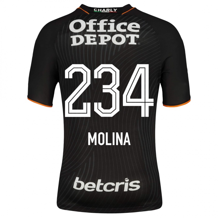 Herren Yoshimar Molina #234 Schwarz Auswärtstrikot Trikot 2023/24 T-Shirt Österreich