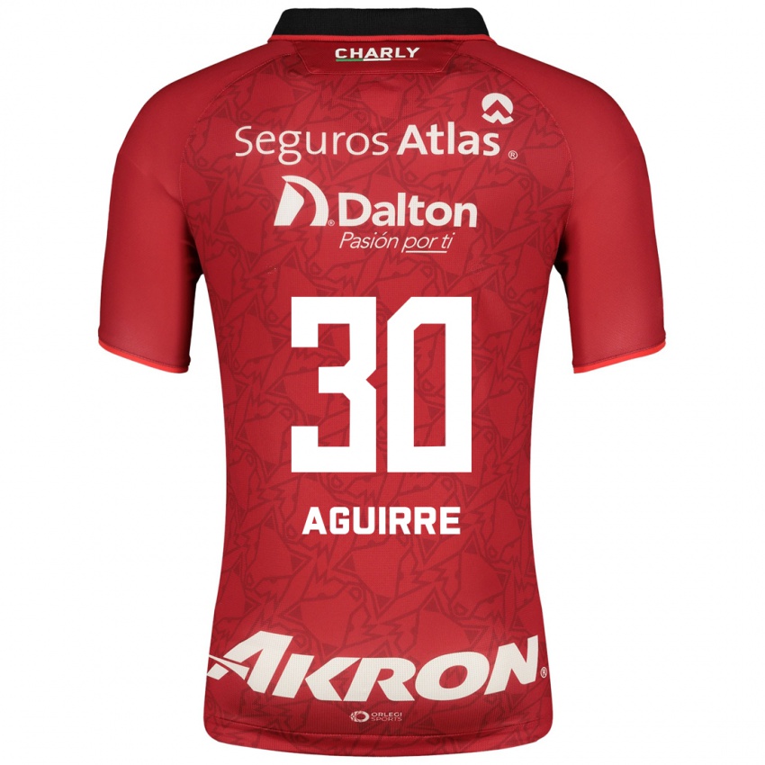 Herren Eduardo Aguirre #30 Rot Auswärtstrikot Trikot 2023/24 T-Shirt Österreich