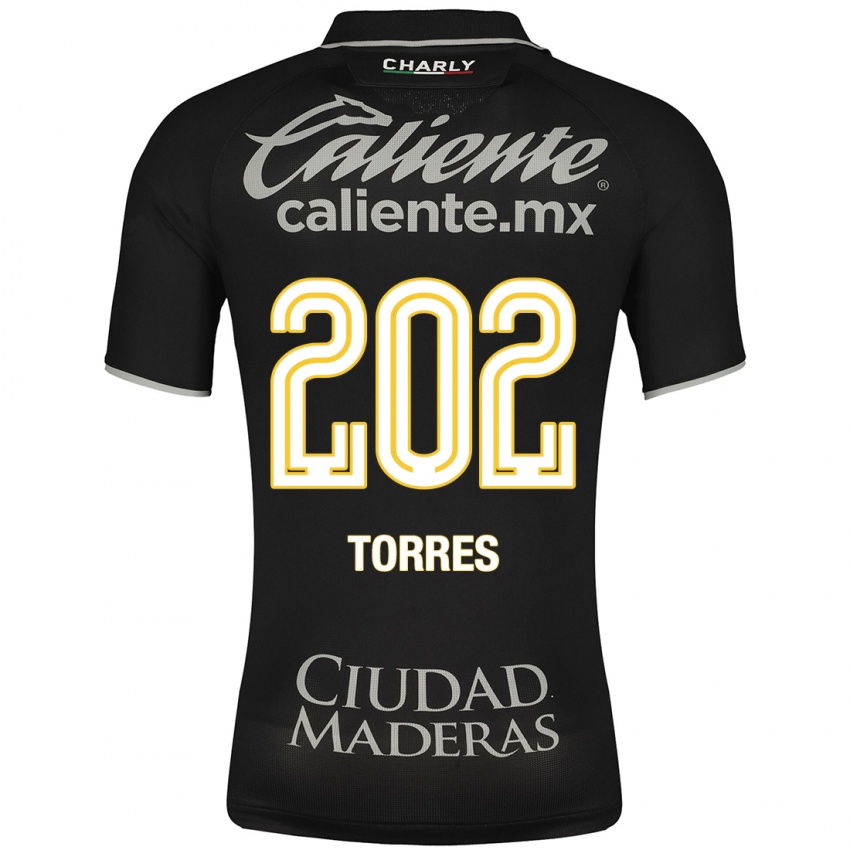 Herren Erick Torres #202 Schwarz Auswärtstrikot Trikot 2023/24 T-Shirt Österreich