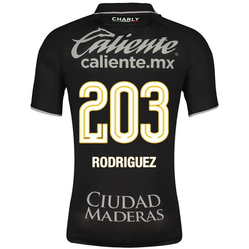 Herren César Rodríguez #203 Schwarz Auswärtstrikot Trikot 2023/24 T-Shirt Österreich