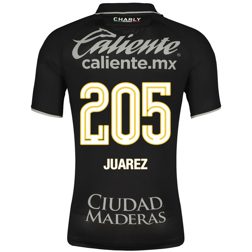 Herren Moisés Juárez #205 Schwarz Auswärtstrikot Trikot 2023/24 T-Shirt Österreich
