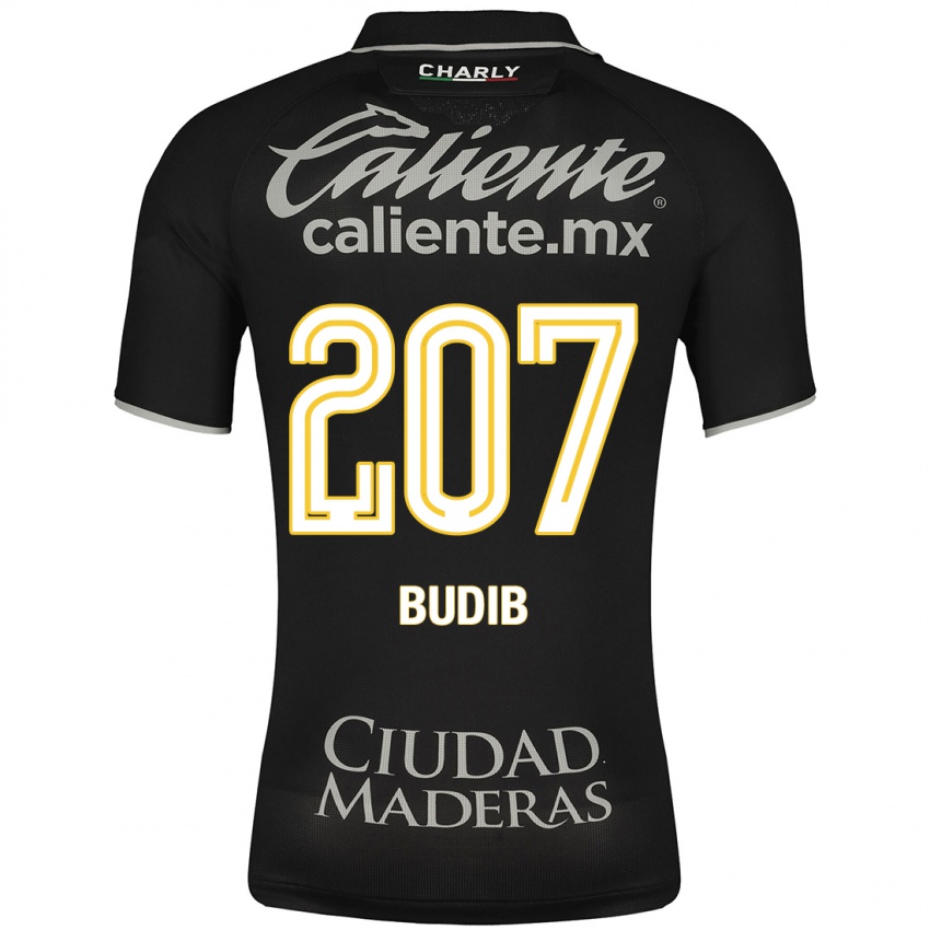 Herren Pedro Budib #207 Schwarz Auswärtstrikot Trikot 2023/24 T-Shirt Österreich