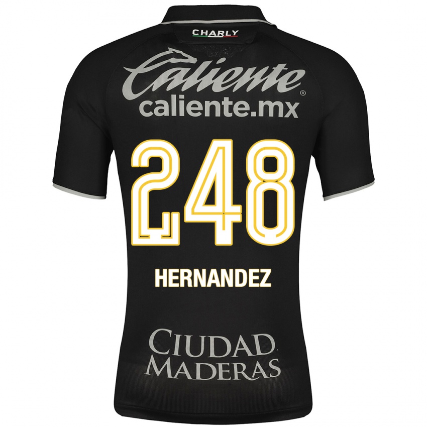 Herren Fernando Hernández #248 Schwarz Auswärtstrikot Trikot 2023/24 T-Shirt Österreich