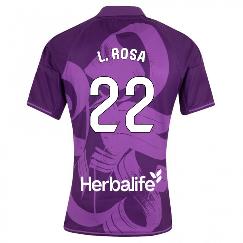 Herren Lucas Rosa #22 Violett Auswärtstrikot Trikot 2023/24 T-Shirt Österreich