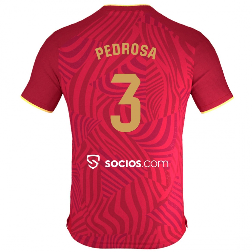 Herren Adrià Pedrosa #3 Rot Auswärtstrikot Trikot 2023/24 T-Shirt Österreich