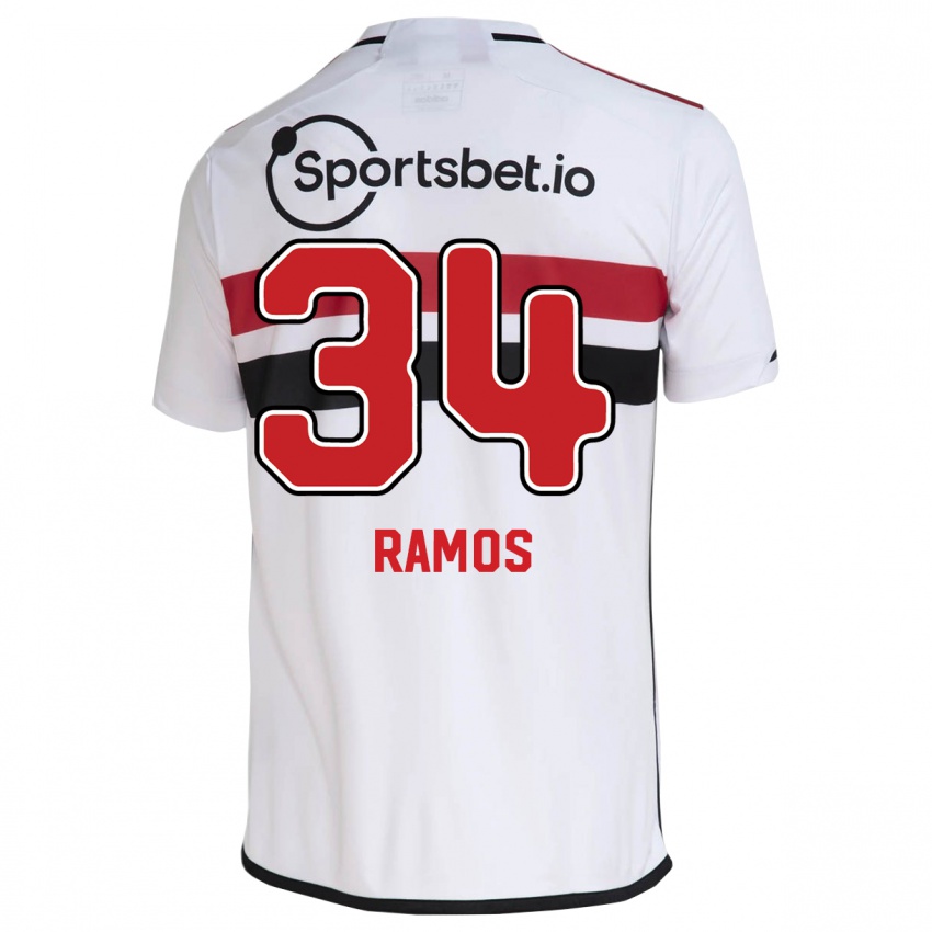 Damen Raí Ramos #34 Weiß Heimtrikot Trikot 2023/24 T-Shirt Österreich