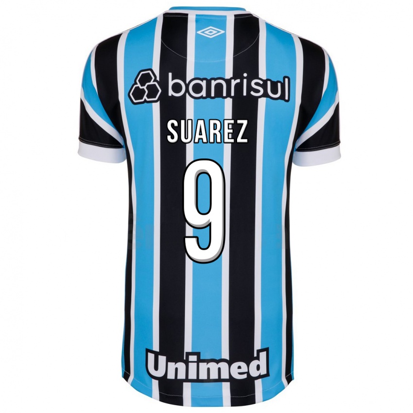 Damen Luis Suárez #9 Blau Heimtrikot Trikot 2023/24 T-Shirt Österreich