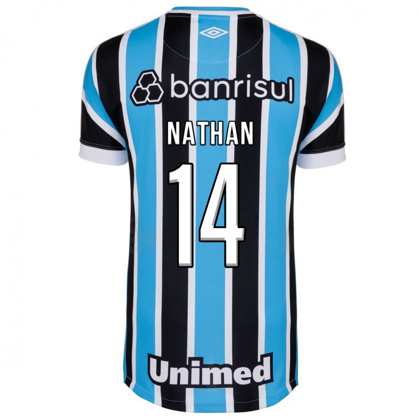 Damen Nathan #14 Blau Heimtrikot Trikot 2023/24 T-Shirt Österreich