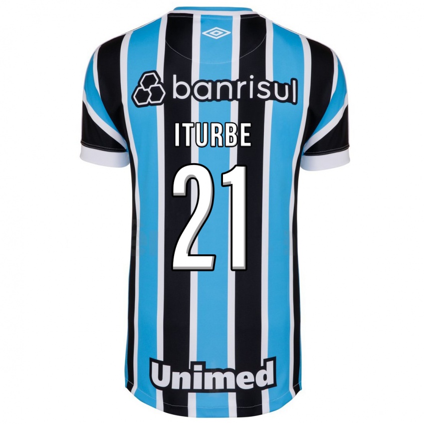 Damen Juan Iturbe #21 Blau Heimtrikot Trikot 2023/24 T-Shirt Österreich