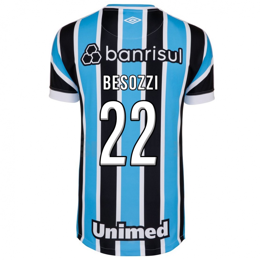 Damen Lucas Besozzi #22 Blau Heimtrikot Trikot 2023/24 T-Shirt Österreich