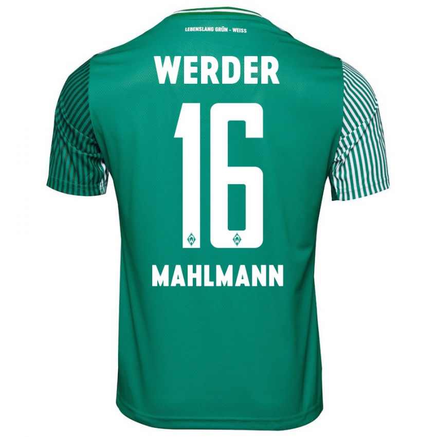 Damen Justus Mahlmann #16 Grün Heimtrikot Trikot 2023/24 T-Shirt Österreich