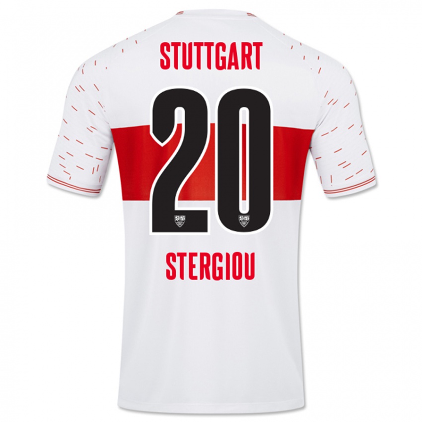 Damen Leonidas Stergiou #20 Weiß Heimtrikot Trikot 2023/24 T-Shirt Österreich