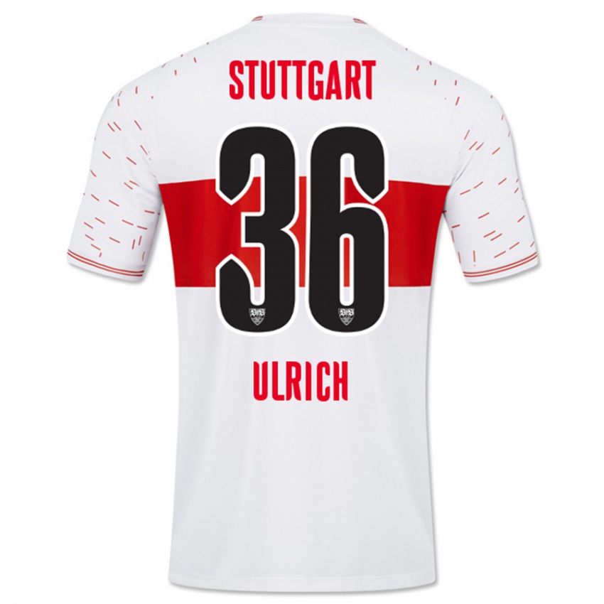 Damen Laurin Ulrich #36 Weiß Heimtrikot Trikot 2023/24 T-Shirt Österreich