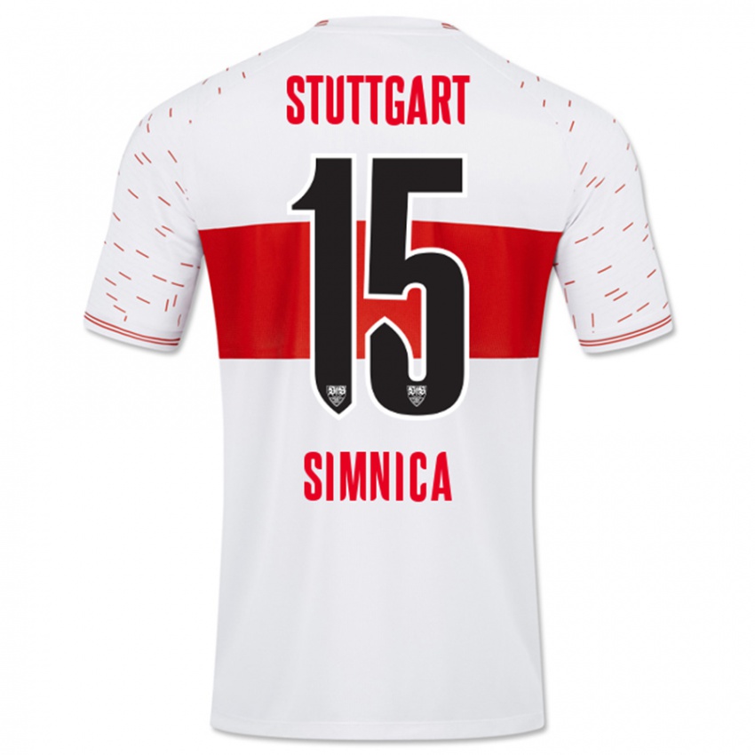 Damen Luan Simnica #15 Weiß Heimtrikot Trikot 2023/24 T-Shirt Österreich