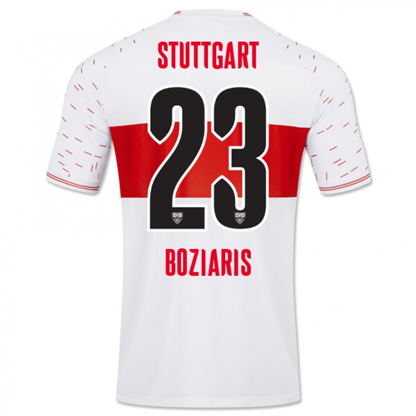 Damen Giannis Boziaris #23 Weiß Heimtrikot Trikot 2023/24 T-Shirt Österreich