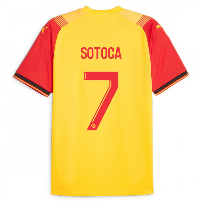 Damen Florian Sotoca #7 Gelb Heimtrikot Trikot 2023/24 T-Shirt Österreich