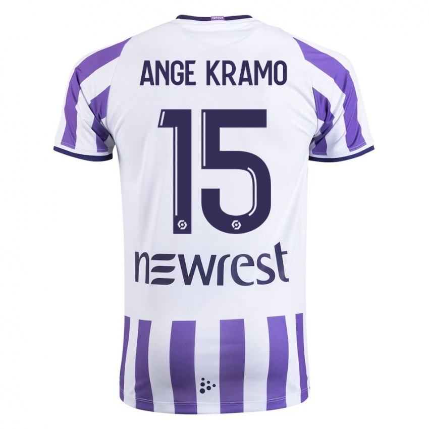 Damen Marie Ange Kramo #15 Weiß Heimtrikot Trikot 2023/24 T-Shirt Österreich