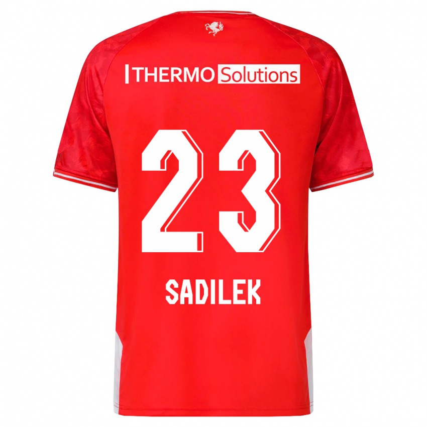 Damen Michal Sadilek #23 Rot Heimtrikot Trikot 2023/24 T-Shirt Österreich