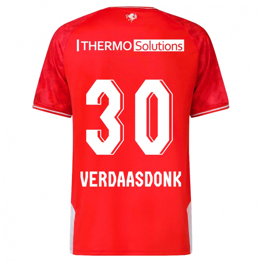 Damen Suus Verdaasdonk #30 Rot Heimtrikot Trikot 2023/24 T-Shirt Österreich