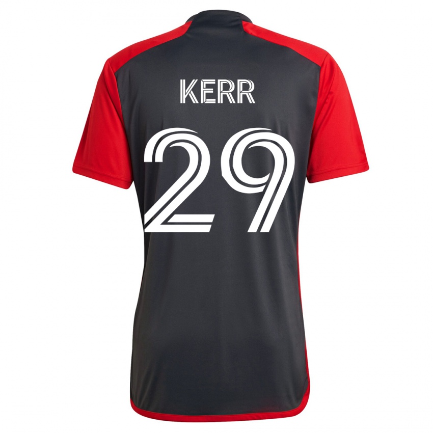 Damen Deandre Kerr #29 Grau Heimtrikot Trikot 2023/24 T-Shirt Österreich