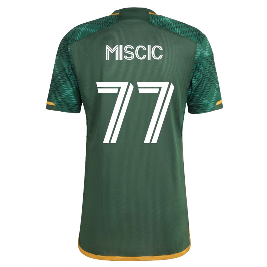 Damen Selmir Miscic #77 Grün Heimtrikot Trikot 2023/24 T-Shirt Österreich