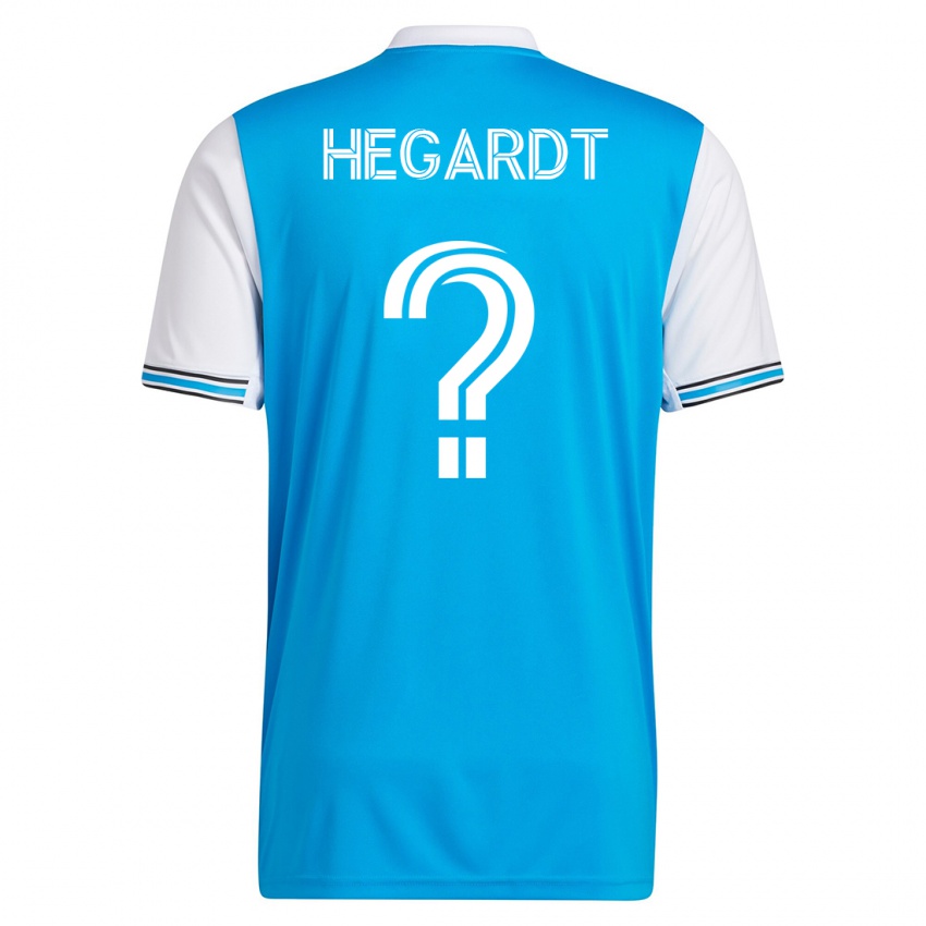 Damen Chris Hegardt #0 Blau Heimtrikot Trikot 2023/24 T-Shirt Österreich