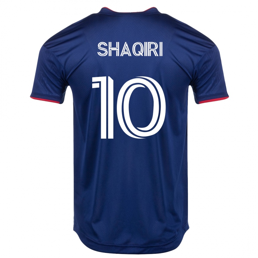 Damen Xherdan Shaqiri #10 Marine Heimtrikot Trikot 2023/24 T-Shirt Österreich