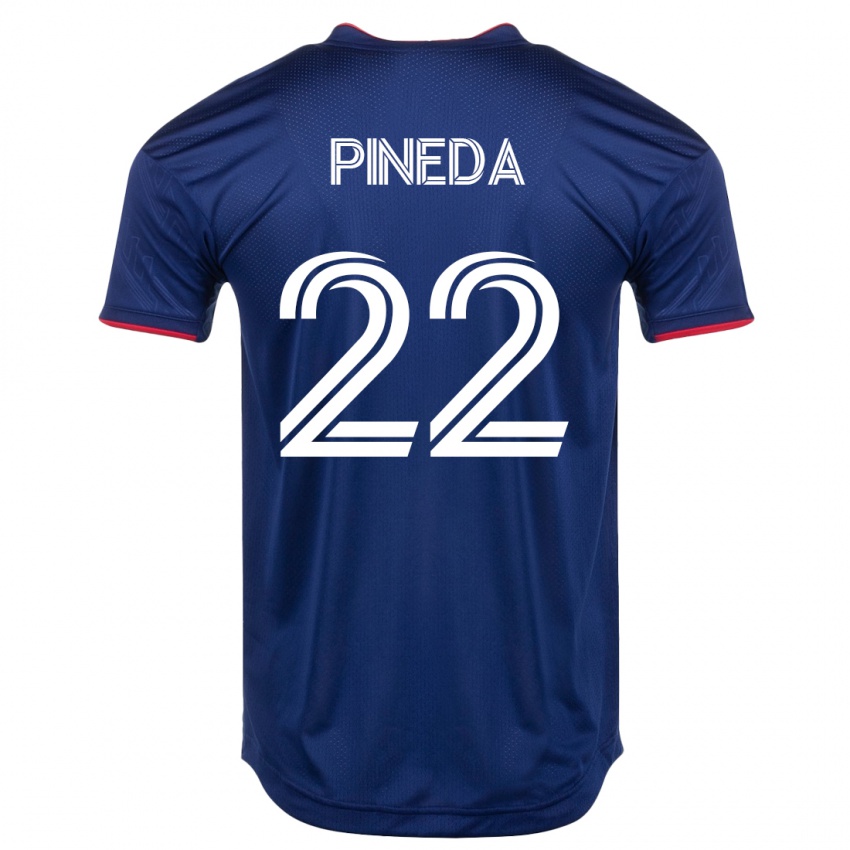 Damen Mauricio Pineda #22 Marine Heimtrikot Trikot 2023/24 T-Shirt Österreich