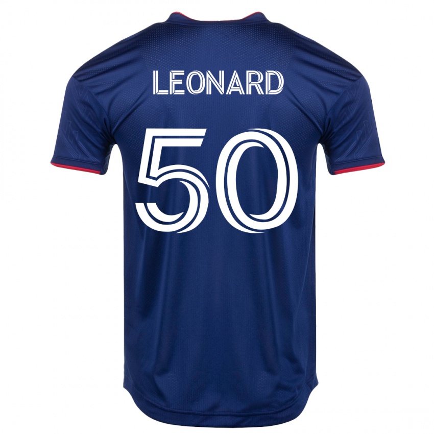 Damen Eric Leonard #50 Marine Heimtrikot Trikot 2023/24 T-Shirt Österreich