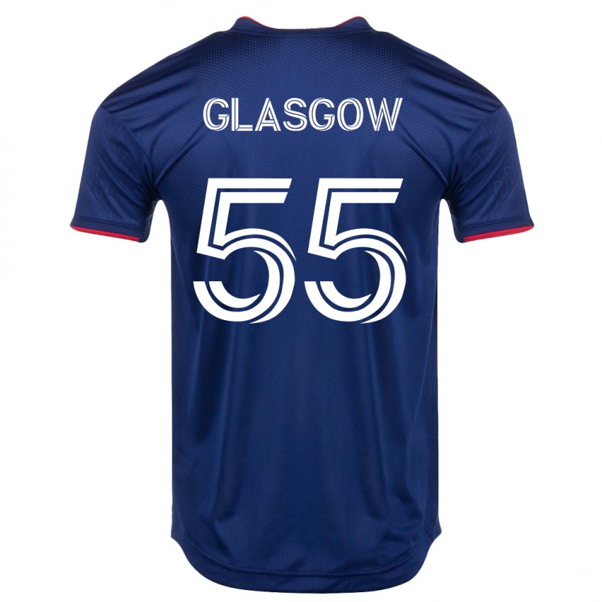 Damen Omari Glasgow #55 Marine Heimtrikot Trikot 2023/24 T-Shirt Österreich