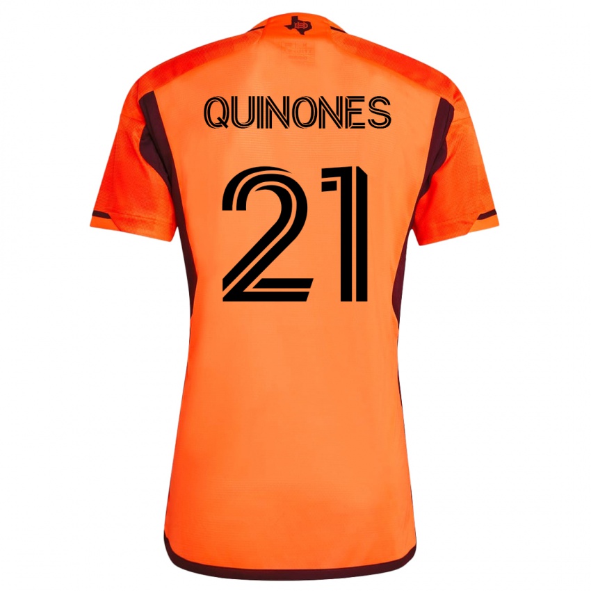 Damen Nelson Quiñónes #21 Orangefarben Heimtrikot Trikot 2023/24 T-Shirt Österreich