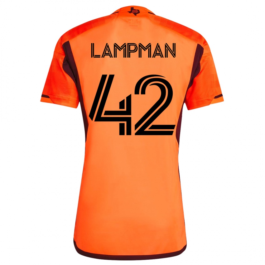 Damen Tate Lampman #42 Orangefarben Heimtrikot Trikot 2023/24 T-Shirt Österreich