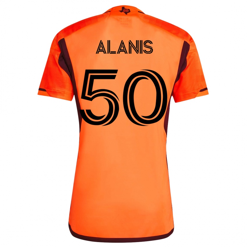 Damen Brian Alanis #50 Orangefarben Heimtrikot Trikot 2023/24 T-Shirt Österreich