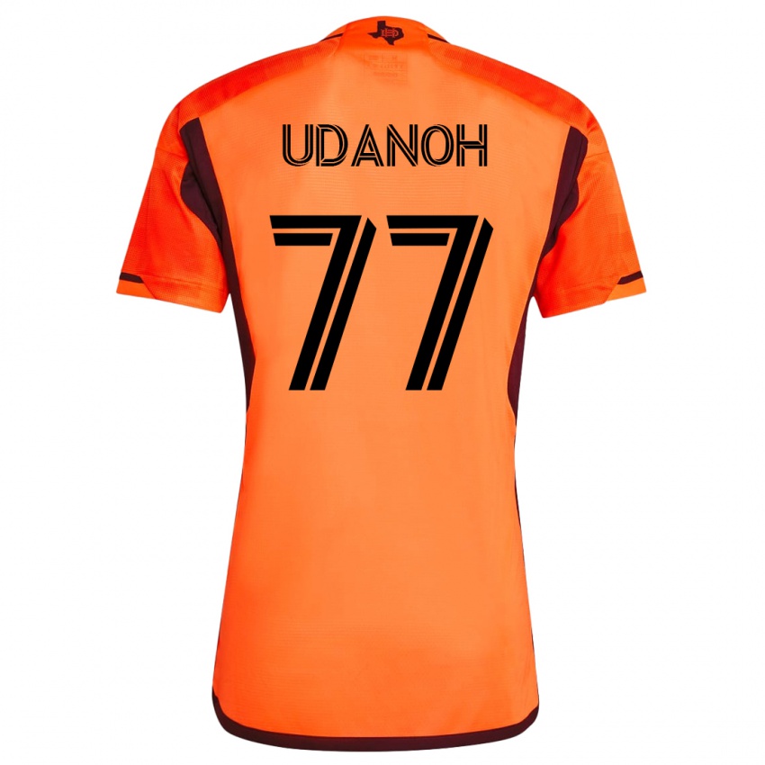 Damen Iffy Udanoh #77 Orangefarben Heimtrikot Trikot 2023/24 T-Shirt Österreich