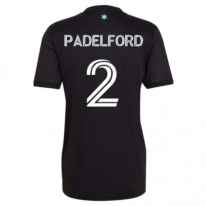 Damen Devin Padelford #2 Schwarz Heimtrikot Trikot 2023/24 T-Shirt Österreich