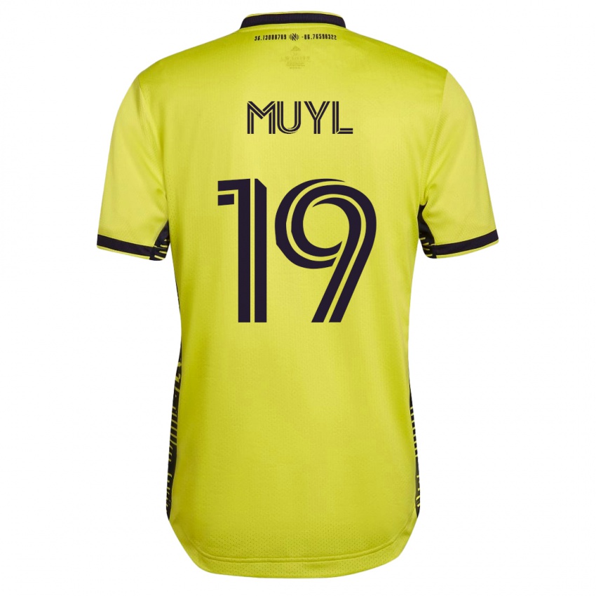 Damen Alex Muyl #19 Gelb Heimtrikot Trikot 2023/24 T-Shirt Österreich
