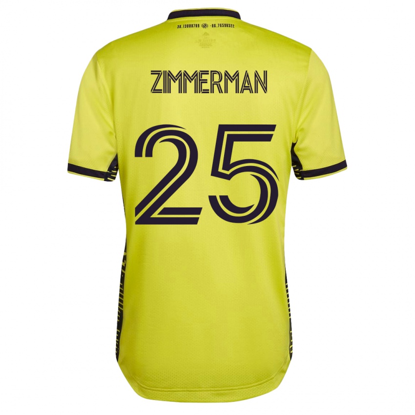Damen Walker Zimmerman #25 Gelb Heimtrikot Trikot 2023/24 T-Shirt Österreich