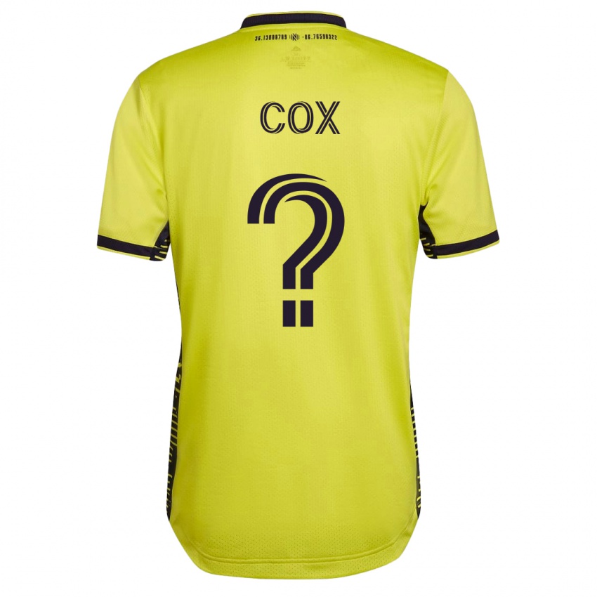 Damen Justin Cox #0 Gelb Heimtrikot Trikot 2023/24 T-Shirt Österreich