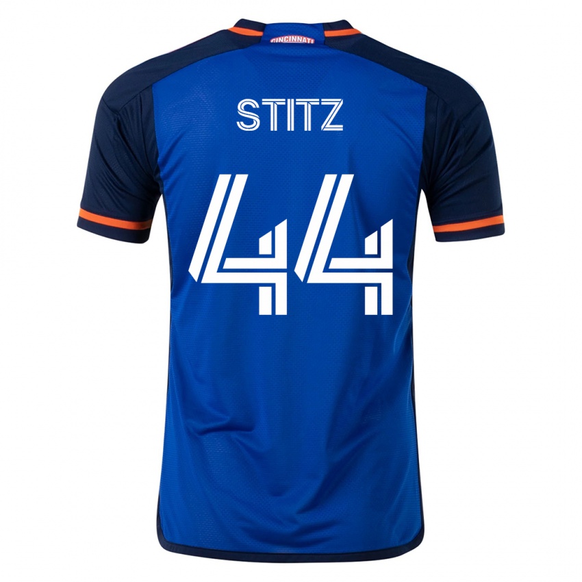 Damen Ben Stitz #44 Blau Heimtrikot Trikot 2023/24 T-Shirt Österreich