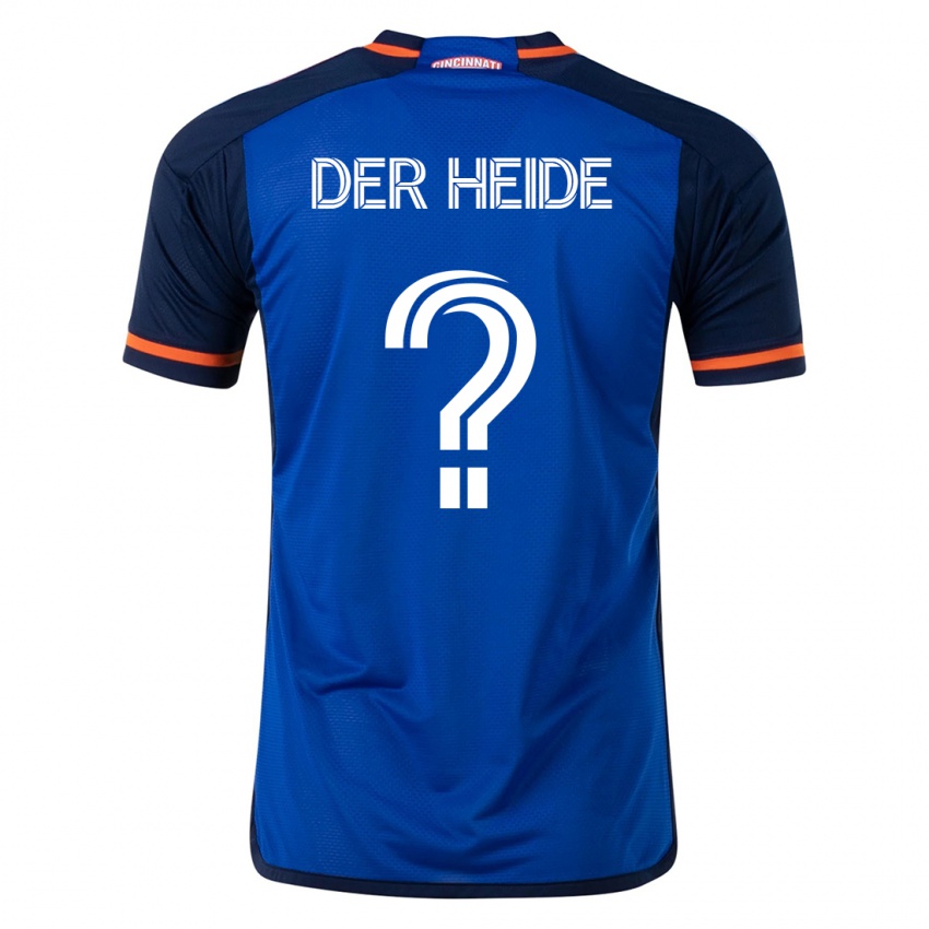 Damen Dimas Van Der Heide #0 Blau Heimtrikot Trikot 2023/24 T-Shirt Österreich