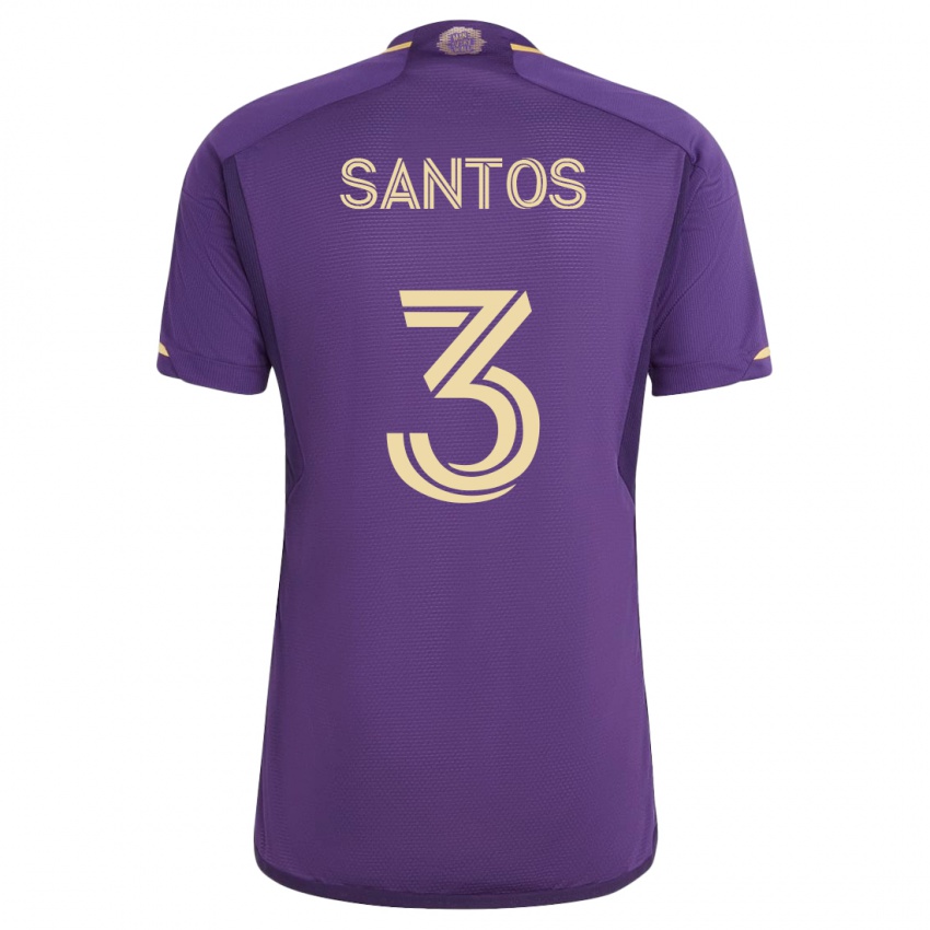 Damen Rafael Santos #3 Violett Heimtrikot Trikot 2023/24 T-Shirt Österreich
