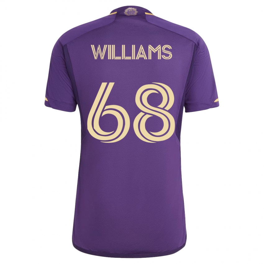 Damen Thomas Williams #68 Violett Heimtrikot Trikot 2023/24 T-Shirt Österreich