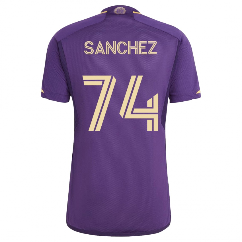 Damen Fernando Sanchez #74 Violett Heimtrikot Trikot 2023/24 T-Shirt Österreich