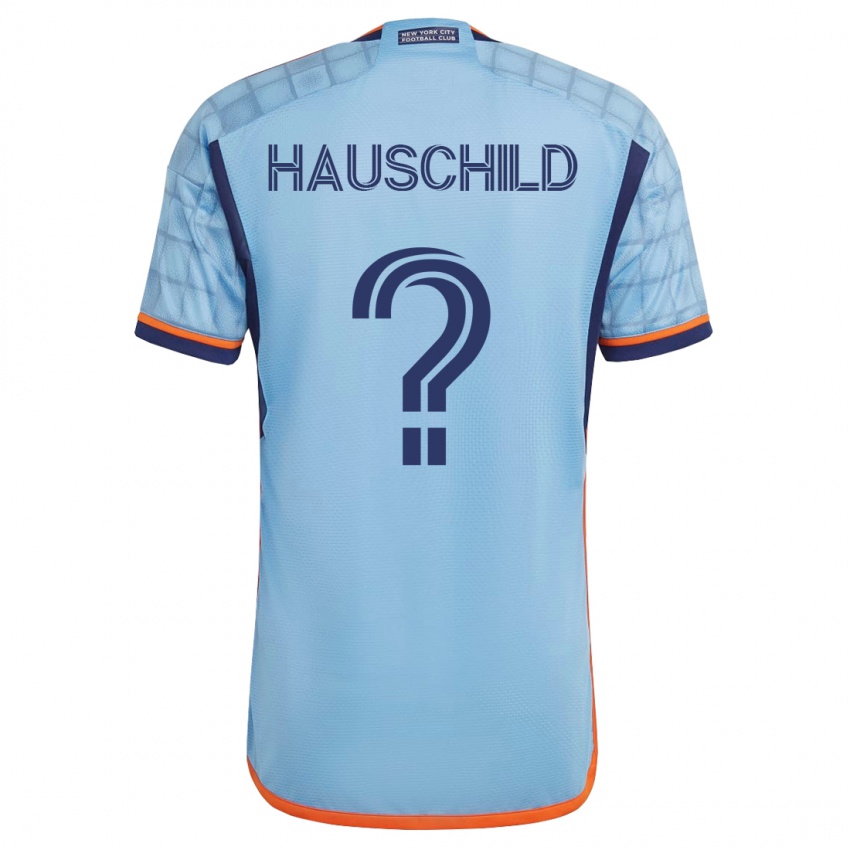 Damen Alexander Hauschild #0 Blau Heimtrikot Trikot 2023/24 T-Shirt Österreich