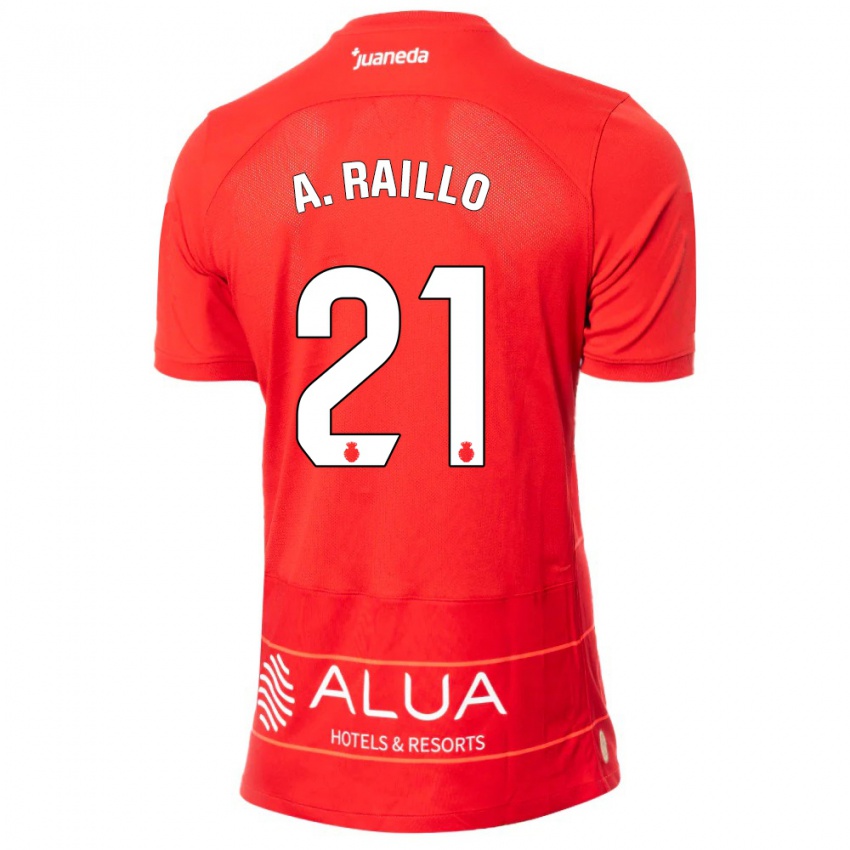 Damen Antonio Raíllo #21 Rot Heimtrikot Trikot 2023/24 T-Shirt Österreich